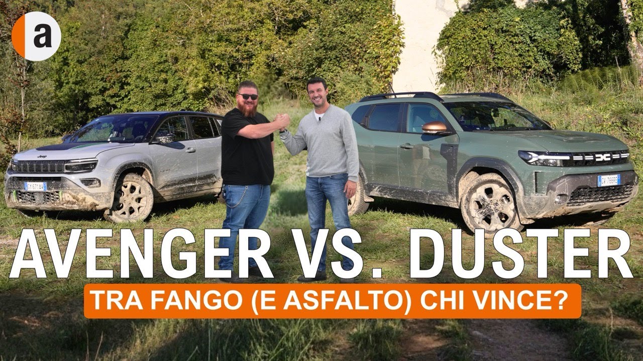 Jeep Avenger 4xe vs. Dacia Duster 4x4: SFIDA tra FANGO estremo e ASFALTO!