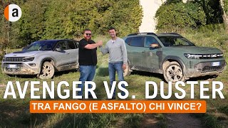 Jeep Avenger 4xe vs. Dacia Duster 4x4: SFIDA tra FANGO estremo e ASFALTO!