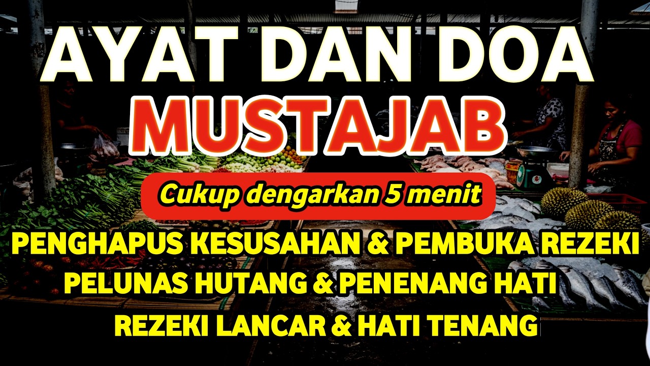 BACA DOA MUSTAJAB INI, REZEKI MENGALIR & HIDUP LEBIH TENANG