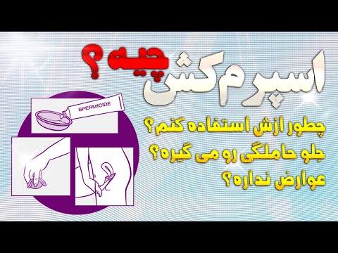 تصویری: 3 روش استفاده از اسپرم کش