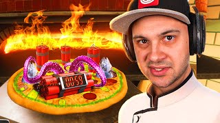 I Created the Worlds MOST DISGUSTING PIZZA... | Cooking Simulator screenshot 2