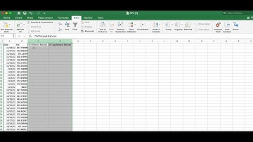 Calculating Daily Returns in Excel