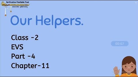 #1592 - Our helpers | Class 02 | EVS | Chapter 11 | Part 04