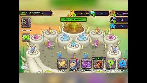 Build our Machine My Singing Monsters on composer Island.