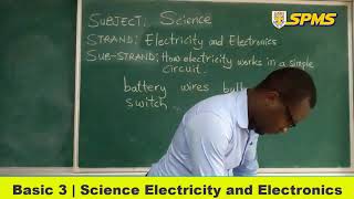 SCIENCE BASIC 3 ELECTRICITY AND ELECTRONICS CURRENT