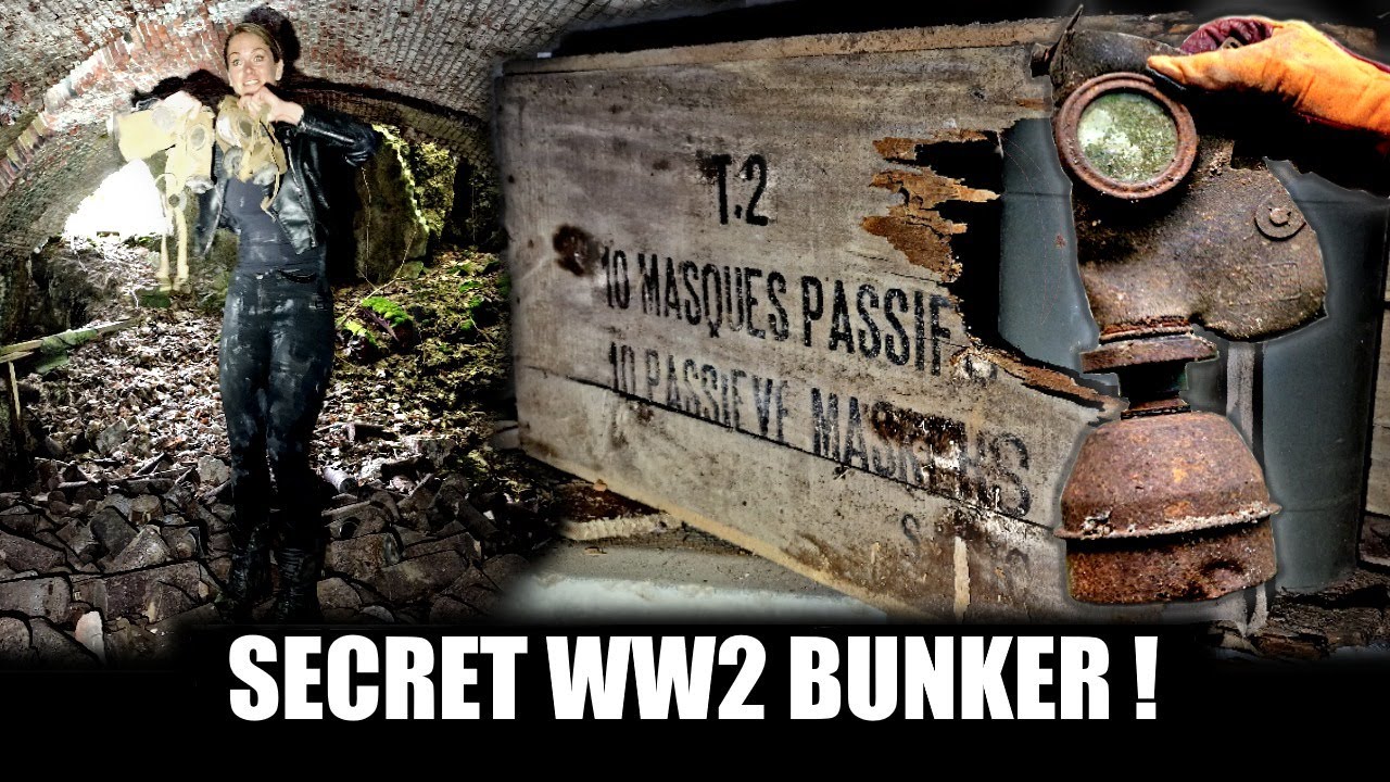 Мы обнаружили остров с бункерами. странно много противогазов!