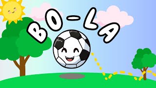 🌞 ABC - Aprendendo a ler e escrever a palavra BOLA ⚽  | Alfabeto infantil | Aula screenshot 5