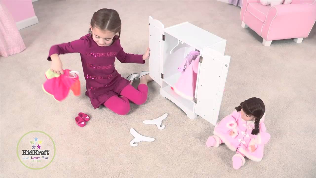 KidKraft Lil Doll Armoire YouTube