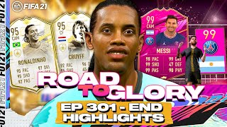 MY BEST RTG EVER!! FIFA 21 ROAD TO GLORY ‘301 - THE END’ HIGHLIGHTS!