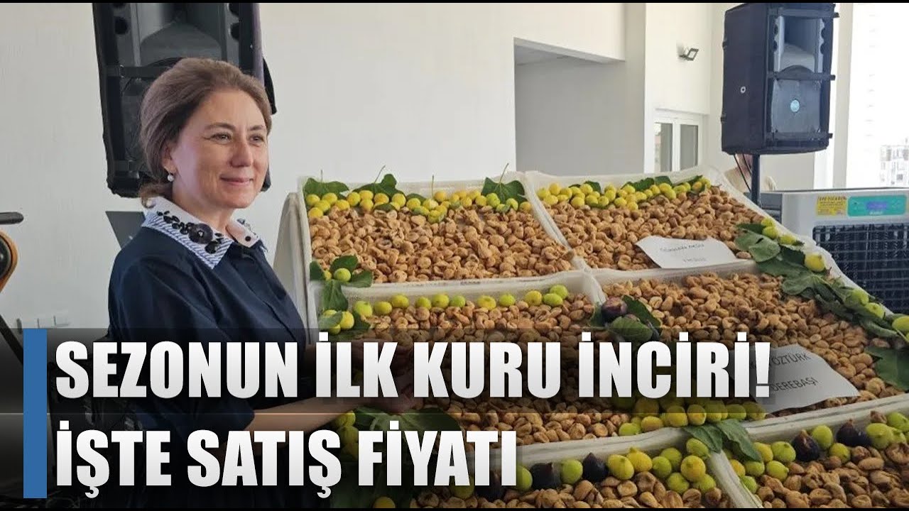 Sezonun İlk Kuru İnciri Satıldı! İşte Satış Fiyatı / AGRO TV HABER