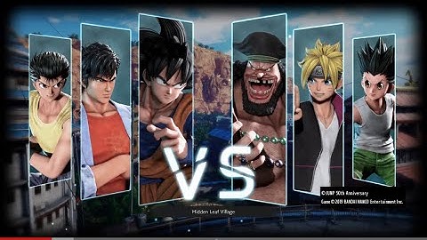 JUMP FORCE Random Team Match Gameplay