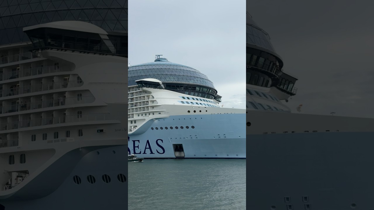 Star of the Seas sail away! #shorts #staroftheseas #royalcaribbean #cruiseship #cruiselife