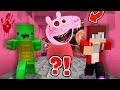 JJ and Mikey hit the world of PEPPA PIG.EXE in minecraft! Challenge from Maizen!