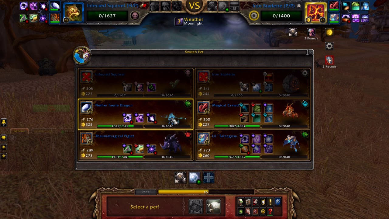battlestar galactica PVP Pet Battles - Team Moonlight Runners