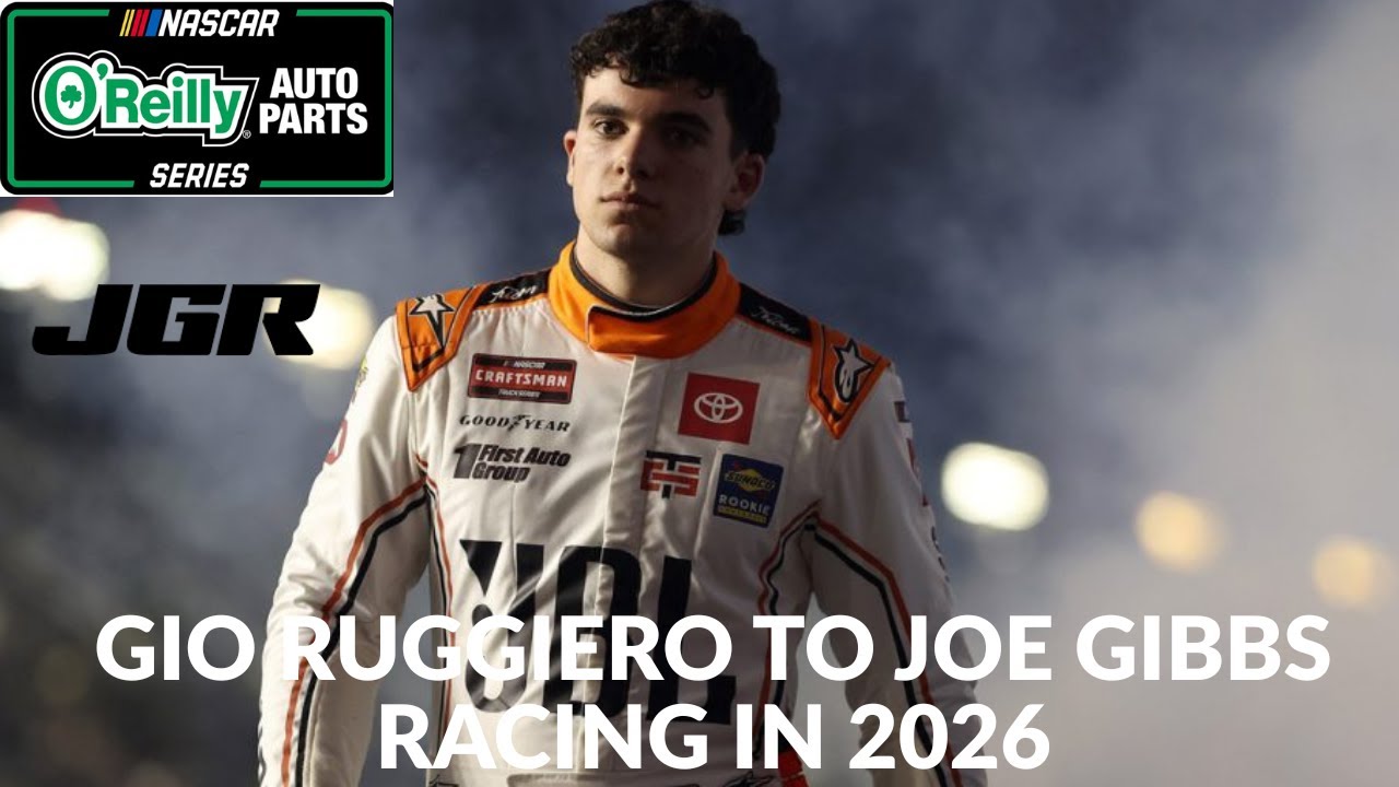 Gio Ruggiero To Joe Gibbs Racing In 2026 - YouTube