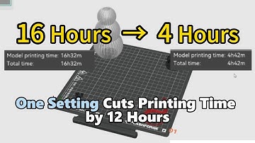 How to Cut 3D Printing Time by 12 Hours with One Setting