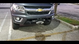 2017 Colorado winch Bumper