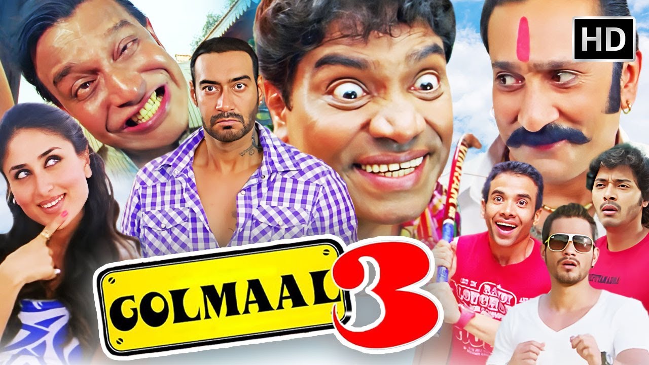 Golmaal 3 Full Movie | Ajay Devgn, Kareena Kapoor, Arshad Warsi, Johnny Lever | Comedy Blockbuster