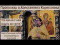 Что мешает нам ходить во свете? Проповедь иерея Константина Корепанова  (03.02.2022)