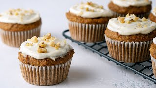 Healthy Carrot Cake Muffins (Tender & Fluffy)