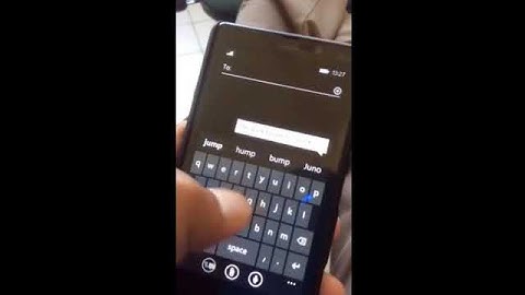 Windows Phone 8.1 Swipe Keyboard