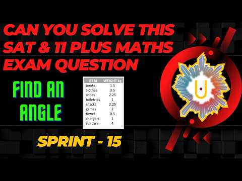 CAN YOU SOLVE THIS HARD & TRICKY MATHS QUESTION OF SAT AND 11+ EXAMS PART – 15 | QUIZ CHALLENGE