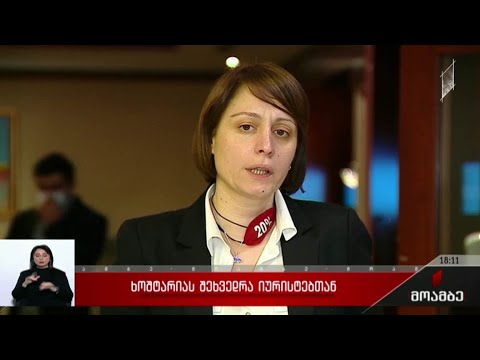 ელენე ხოშტარიას შეხვედრა იურისტებთან