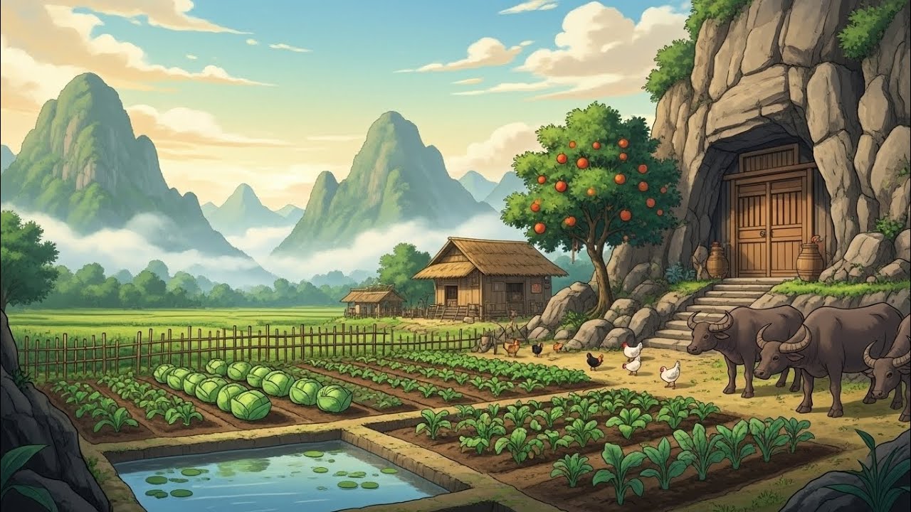 Cozy Rainy Night | Peaceful Family Sleeping Scene | Ghibli-Style Animation | Relaxing Night Ambience