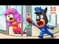 Don&#39;t Play in Revolving Door | Kids Cartoon | Police Cartoon | Sheriff Labrador | BabyBus