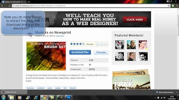 How to add brushes to photoshop CS5 for free