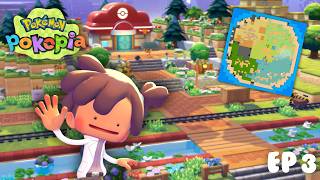 GIVING THE POKÉCENTER A MAKEOVER | POKOPIA CLOUD ISLAND DAY 3