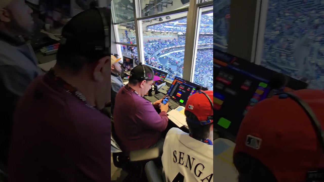 What does an MLB control room look like during a game? 👀⚾ #sports #pov #technology #metaglasses