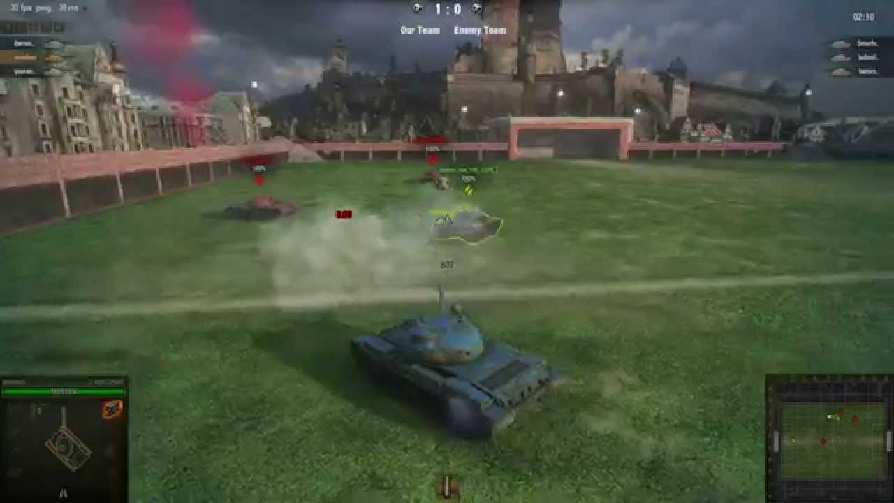 World of Tanks - T-62A SPORT - 2014 Football Event - YouTube