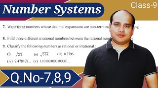 Class 9 Maths Number Systems Ex 1.3 Q7, Q8, Q9 | NCERT | CBSE