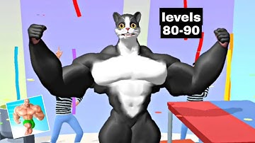 Muscle Rush All Levels Gameplay (Level 80-90) Android, iOS New Update