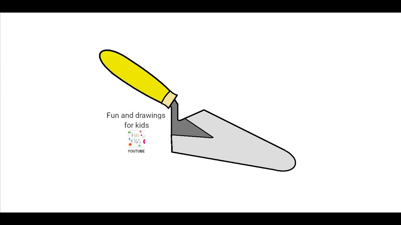 Comment dessiner la truelle d'un maçon YouTube