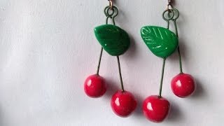 You can also use normal thread to have the cherries dangle even more!