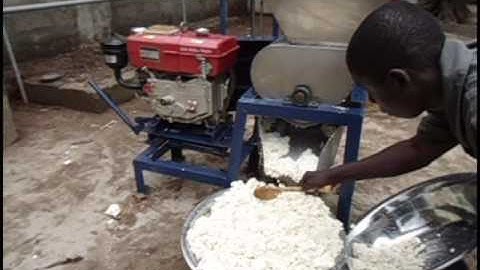 Cassava Grating Machine - Made in Sierra Leone by FINIC