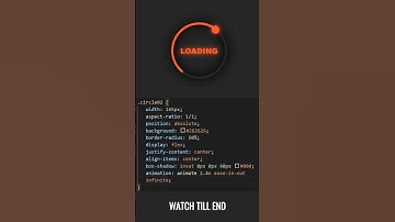 Loading Animation Using HTML CSS | M.A Developer #htmlcss #shorts #short #cssanimation