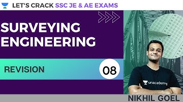 Surveying Engineering (Lecture-8) | Engineering | Target SSC JE & AE Exam 2020