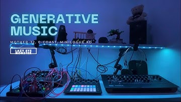 Mirage - Generative music with Mother-32, 0-coast, Minilogue XD and Circuit Tracks.