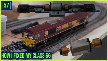 Class 66 REPAIR GUIDE and MODIFYING a steam loco  | 57 |  Austin Valley N Gauge Model Railway 