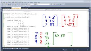 Testing and Implementing Matrix3D Multiplication