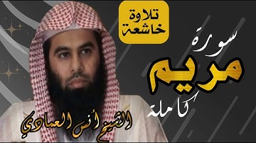 تلاوة تنسيك هموم الدنيا و تأخذك إلى عالم آخر  / سورة مريم / الشيخ أنس العمادي