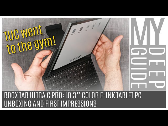 Boox Tab Ultra C Pro: 10.3 Color E-Ink Android 12 Tablet Review — Eightify