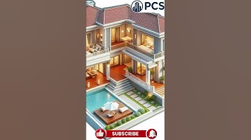 Dream Villa | Beautiful Home Look 3D Elevation in Lumion + Enscape + 3ds Max #shorts