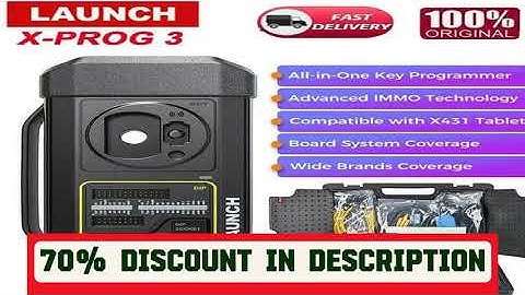 A must-have product! LAUNCH X431 X-PROG3 Car Key Programmer Immobilizer Smart Keys Remote Key prog