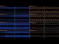 Capture de la vidéo N.mizuta, A.kaida, T.horiyama - "Mario & Bass: Complete Soundtrack" [Oscilloscope View]