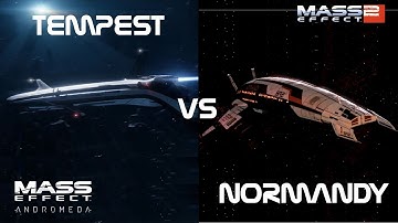 Mass Effect - TEMPEST vs NORMANDY | Andromeda vs ME2 | Ship Reveal