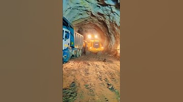 tunnel loading work JCB loader loading damper #viral #shorts #shortvideo #trending